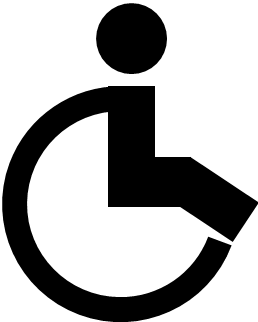 Icon eines Rollstuhlfahrers