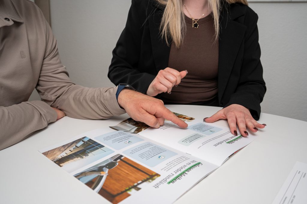 Ausarbeitung von Versicherungslösungen und Konzepten für Privatkunden oder Gewerbekunden